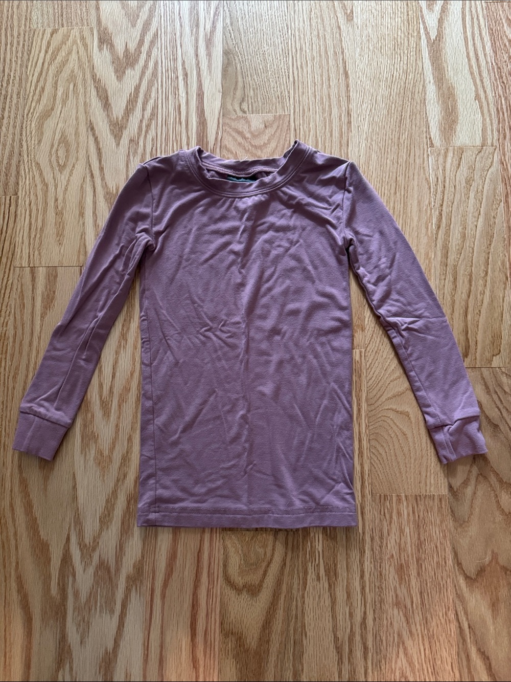 Little Sleepies Mauve Long-Sleeve Thick Crewneck Top GUC Size 4T